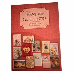 Faithfully Yours Secret Sister Greeting Cards